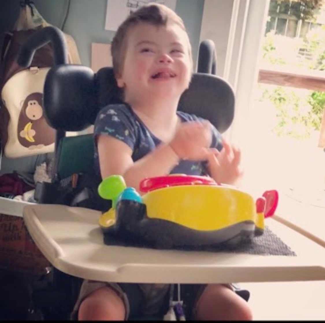 Oscar smiling