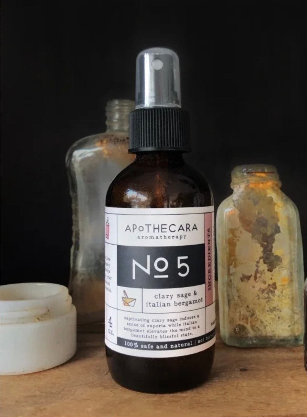 Apothecara Aromatherapy Mist No. 5 — Clary Sage & Italian Bergamot