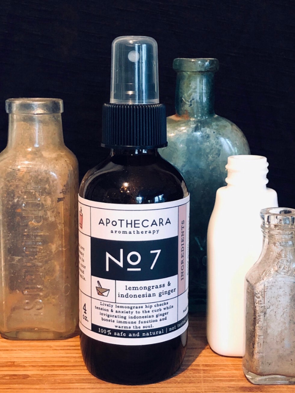 Apothecara Aromatherapy Mist No. 7 — Lemongrass & Indonesian Ginger